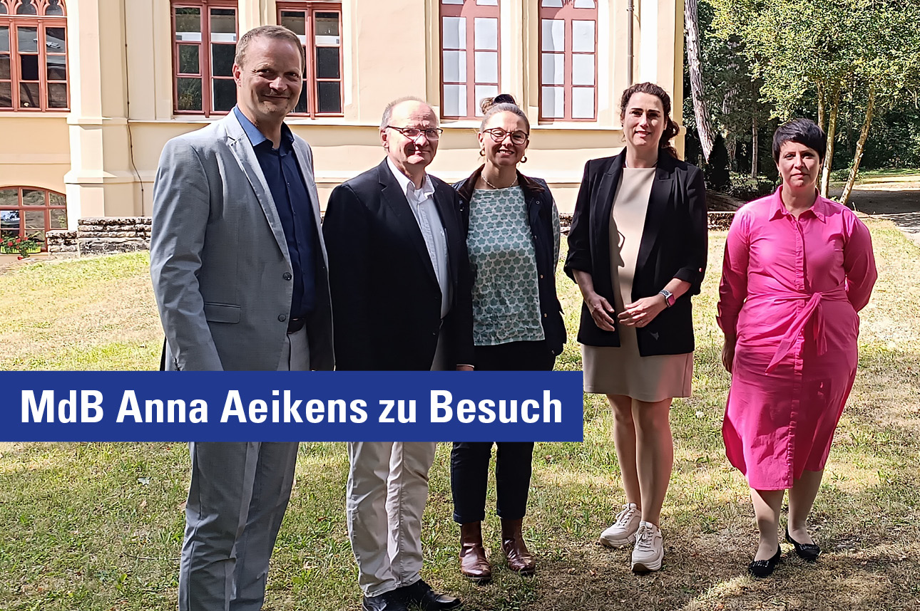 Die frisch in den Bundestag gewählte Abgeordnete Anna Aeikens (CDU) besuchte unser Unternehmen am 26. August. 