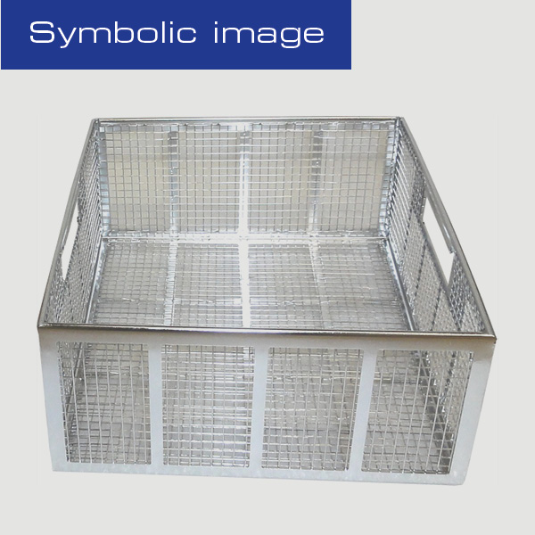 Grid basket with a height of 5 cm