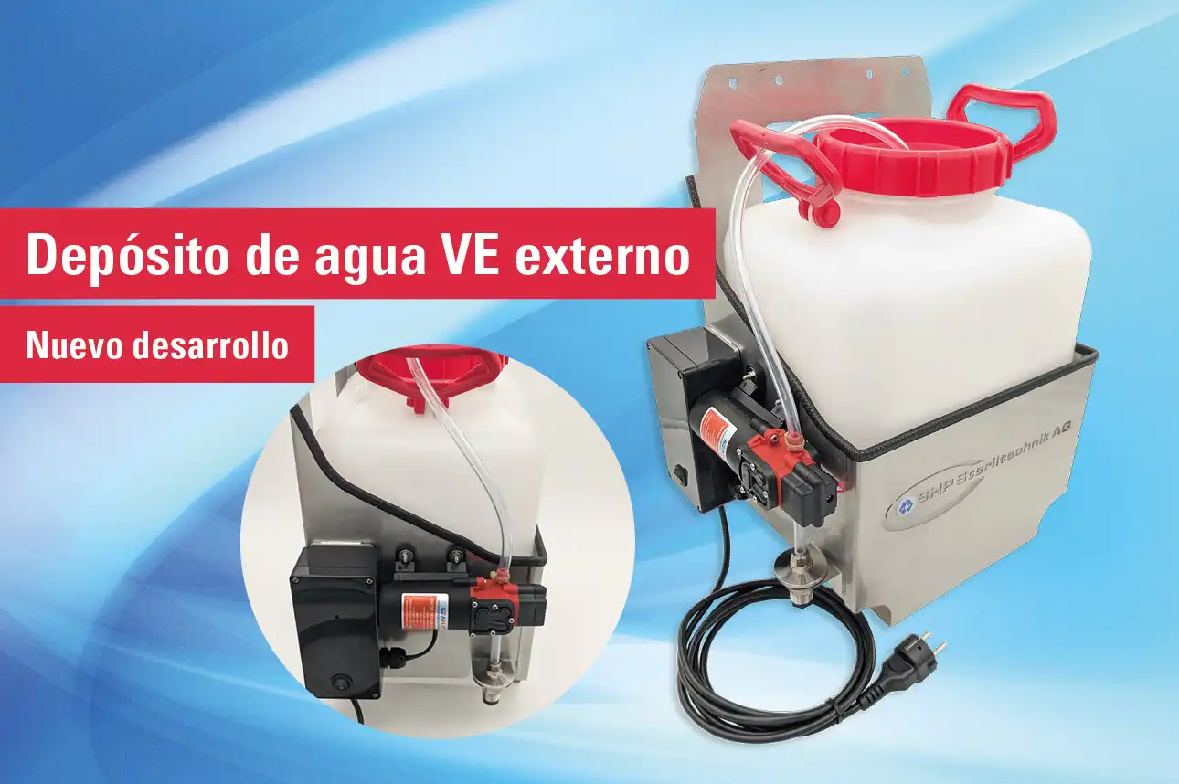 Depósito de agua VE externo para la serie LABOKLAV 55-195